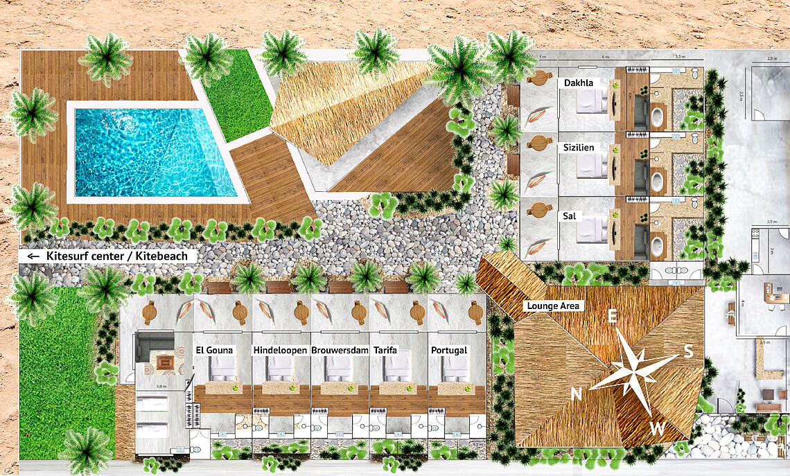 Pousada Maré Alta Parajuru - Accommodation at Kiteboarding Club Brazil