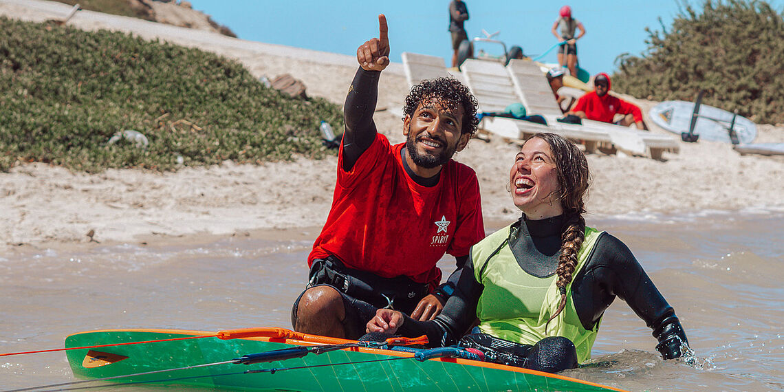 Wingfoil Beginner Course KBC New Spirit Dakhla Lagoon Morocco
