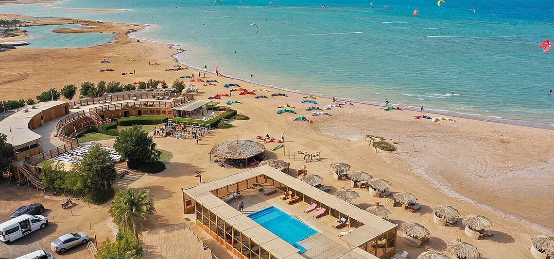 KBC El Gouna VDWS Kiteschool in Egypte