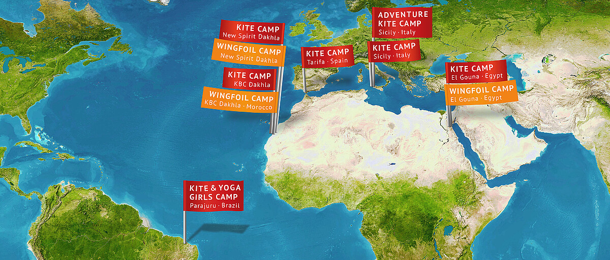 Kitesurf evenementen wereldwijd - Internationale kiteboarding evenementen