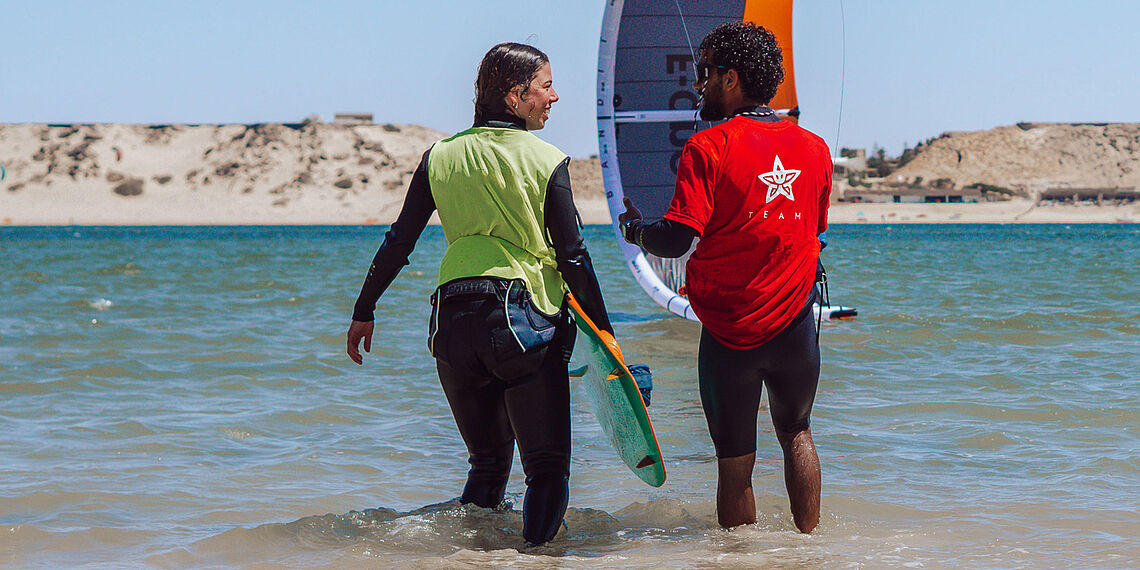 Beginner Kitesurf Course at New Spirit Dakhla - KBC Kitesurf Center Dakhla Morocco
