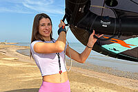 Bachelorette Stella Stegmann Wingfoil Cursus El Gouna Egypte