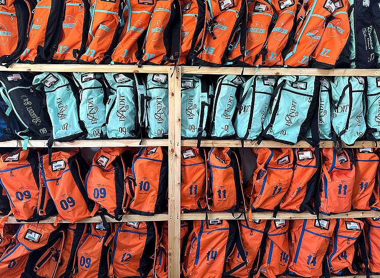 F-ONE Uitrusting bij KBC World Center Dakhla