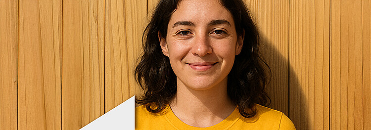 Sofia glimlacht in geel shirt - kitesurfing voucher testimonial voor kiteboarding club watersport