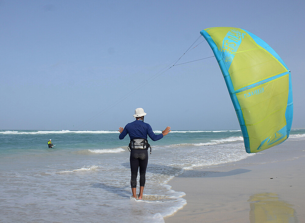 Sal Surf Hub kiteboarding school Cape Verde - kitesurfing courses and surf lessons