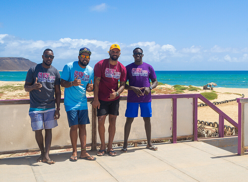 KBC Sal Surf Hub kite school - kitesurf destination Cape Verde with surf courses