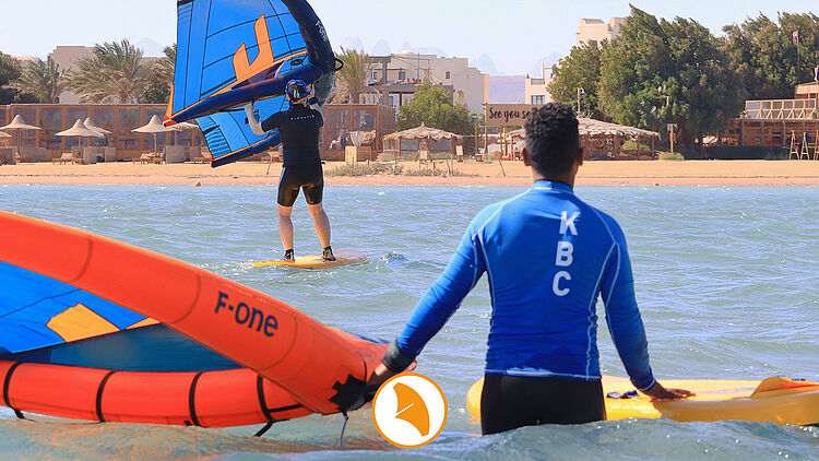 KBC Wingfoil Event El Gouna Professionele Training F-ONE Materiaal Egypte
