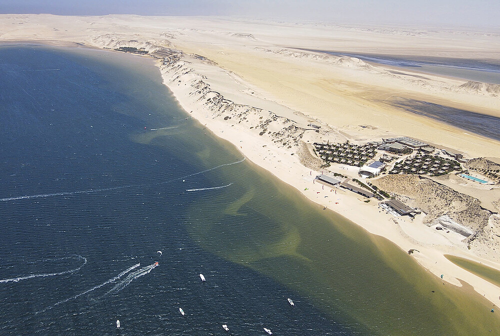 Lucht Kitesurf School Dakhla - KBC IKO Center Marokko professioneel