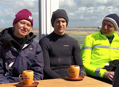 Beach Club Brouwersdam - KBC Nederland Kiteboarding Noordzee