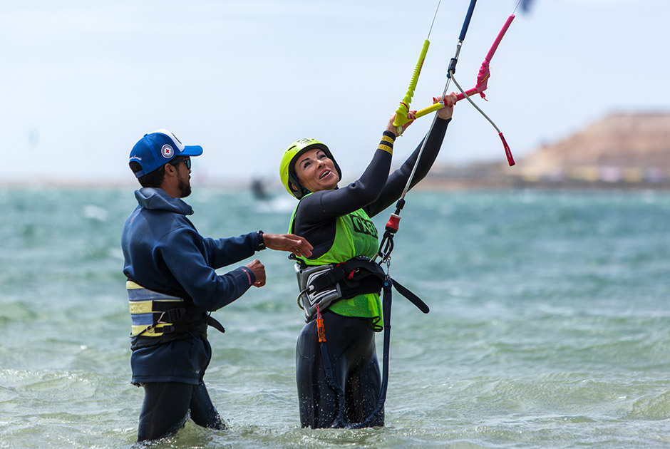 Kitesurf training bij KBC Dakhla