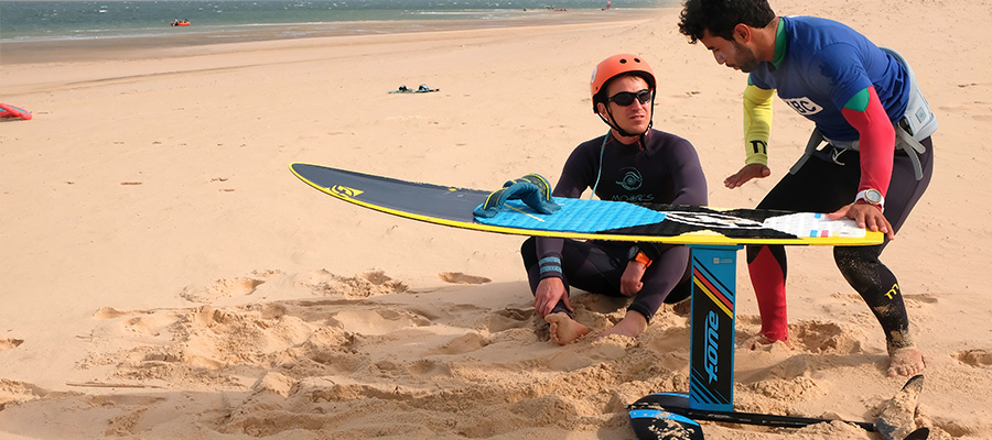Cours de kitesurf foil au KBC Dakhla au Maroc