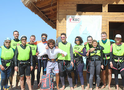 Kite Event Groep bij KBC Dakhla - Kitesurfing Marokko Watersport