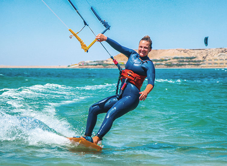 Kitesurfen Dakhla Lagune KBC Marokko kiteboarding watersport bestemming