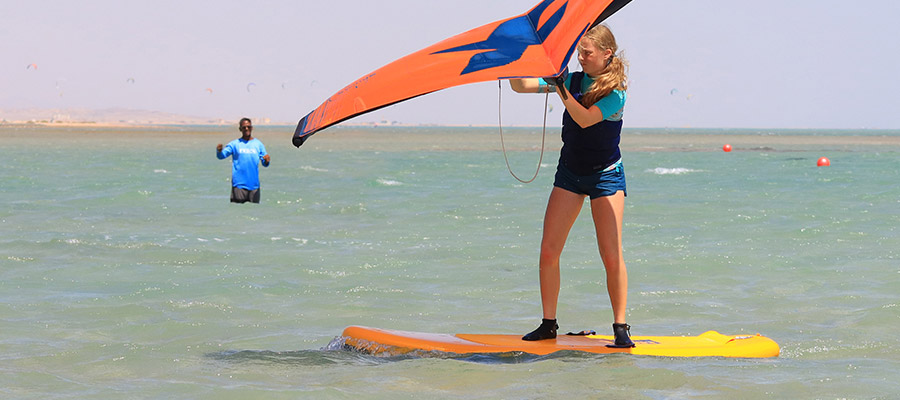 Wingfoil School El Gouna Beginner Course - KBC El Gouna Red Sea Egypt