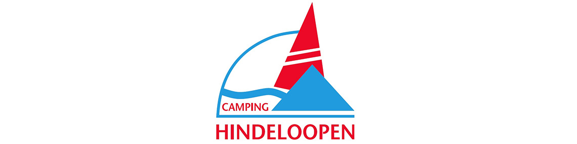 Camping Hindeloopen logo featuring sailboat and mountains - Kiteboarding Club KBC Hindeloopen water sports destination