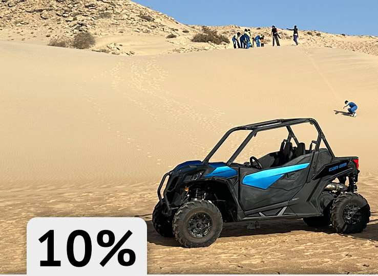 Buggytocht + sandboarden