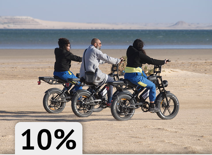 E-motorbike tour Dakhla-lagune