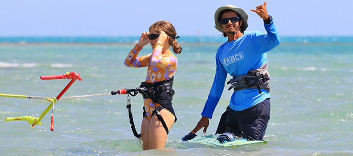 Kitesurf Cursussen voor Kinderen KBC El Gouna Kiteboarding Watersport Egypte