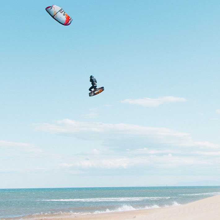 Lagoon Trip Speed kitesurf saut en hauteur plage KBC New Spirit Dakhla centre kitesurf Maroc