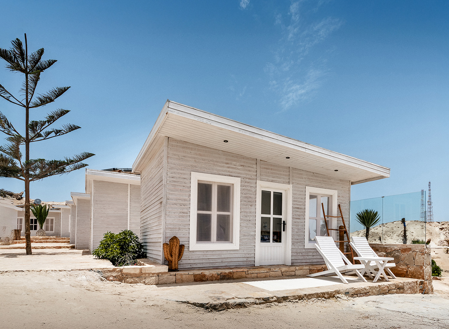 NewSpiritDakhla Premium Bungalow beachside accommodation at Kiteboarding Club KBC New Spirit Dakhla Morocco