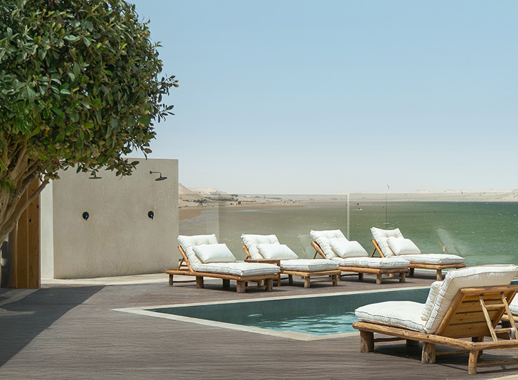 Pool Bar New Spirit Dakhla - Kiteboarding Club Dakhla Morocco