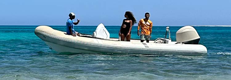 Rettungsboot Kitestation Somabay KBC Ras Soma Sicherheit