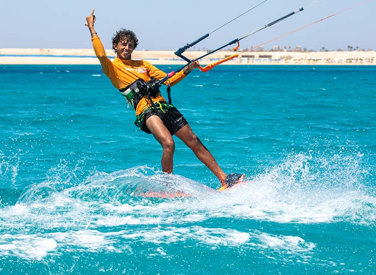 Curso Kitesurf Intermédio KBC Ras Soma - Aprender Kitesurf Mar Vermelho