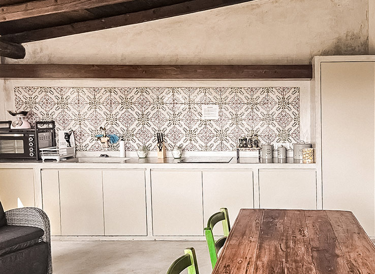 Villa Vajarassa Lo Stagnone Guesthouse Kitchen