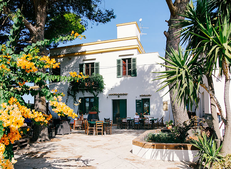 Villa Vajarassa bei Marsala an der Lo Stagnone