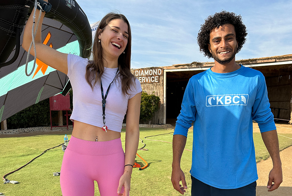 Stella Stegmann Wingfoil Training Kiteboarding Club