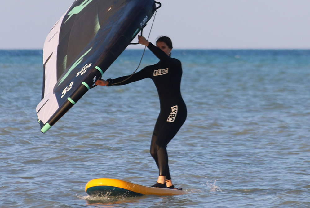 Stella Stegmann Wingfoiling El Gouna Watersport