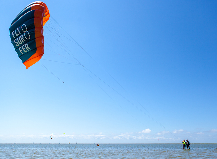 Kitesurf beginnerscursus Ijsselmeer KBC Nederland kiteschool
