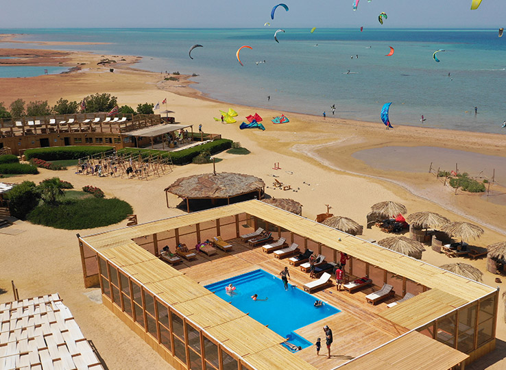 Wingfoil school El Gouna aan Rode Zee