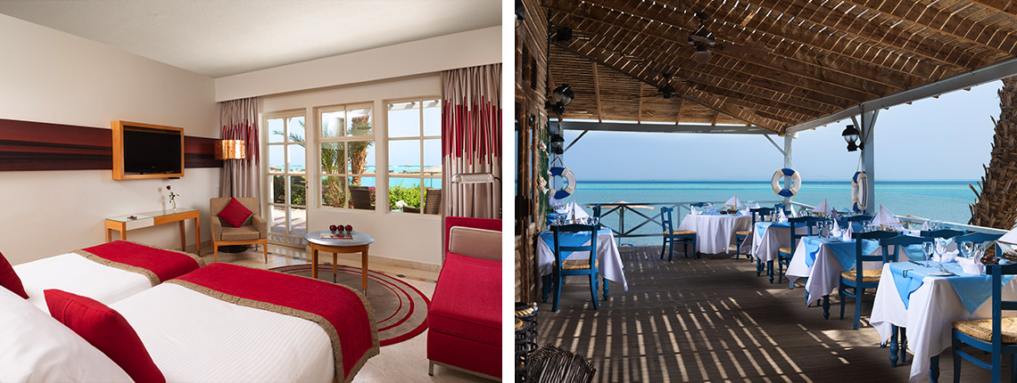 El Gouna Mövenpick Resort & Spa - Kitesurfing Hotel Rode Zee