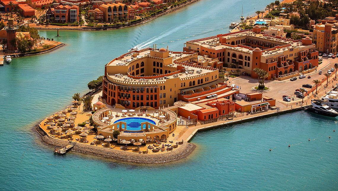 Ocean View Hotel El Gouna - Kitesurfing Accommodatie Rode Zee