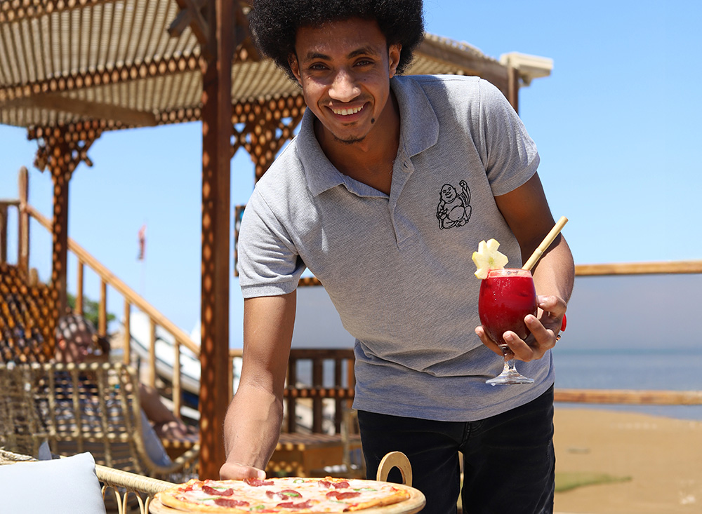 Bar en restaurant - Kiteboard Club El Gouna Egypte gastronomie